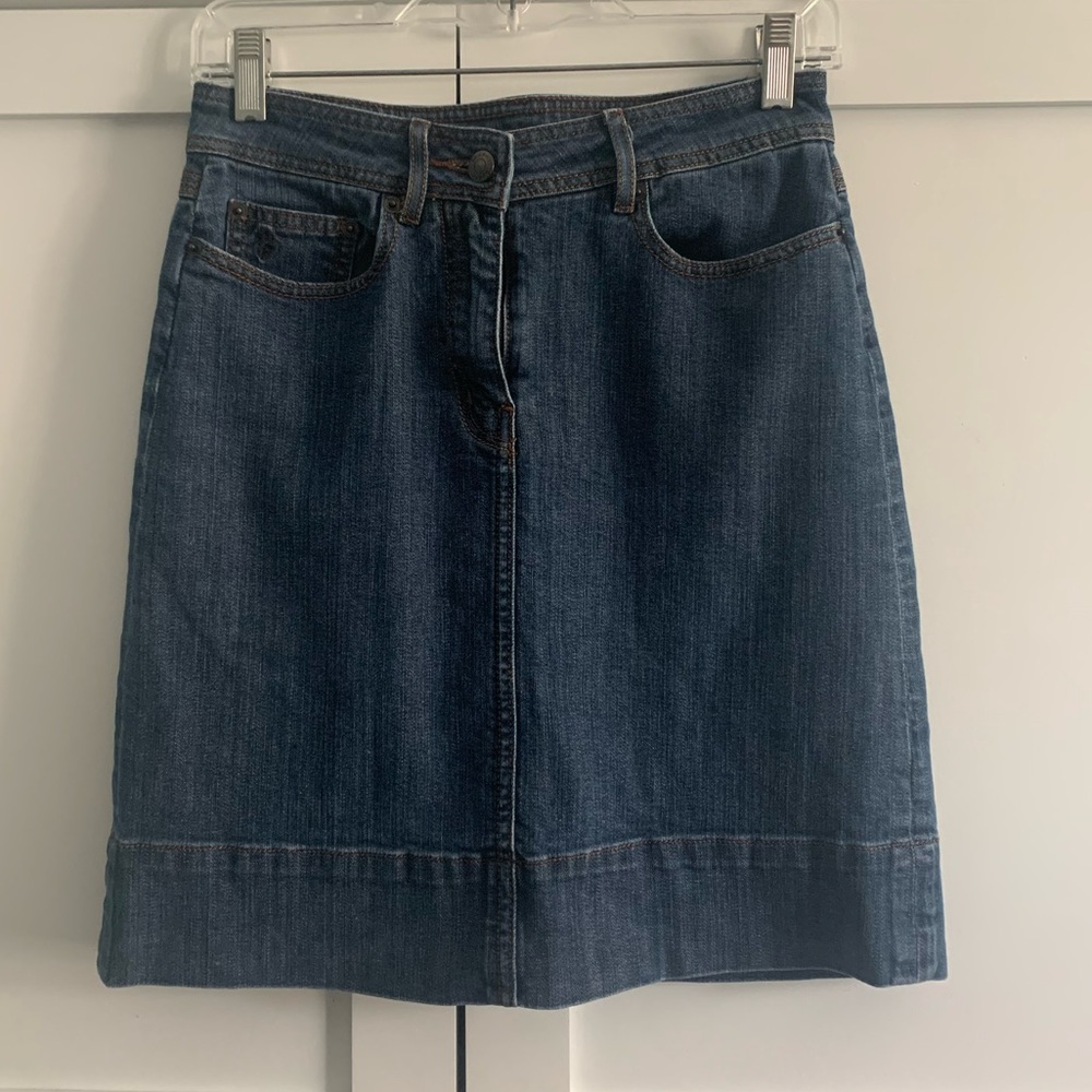Boden Denim Pencil Skirt, Size 4 (UK 8)